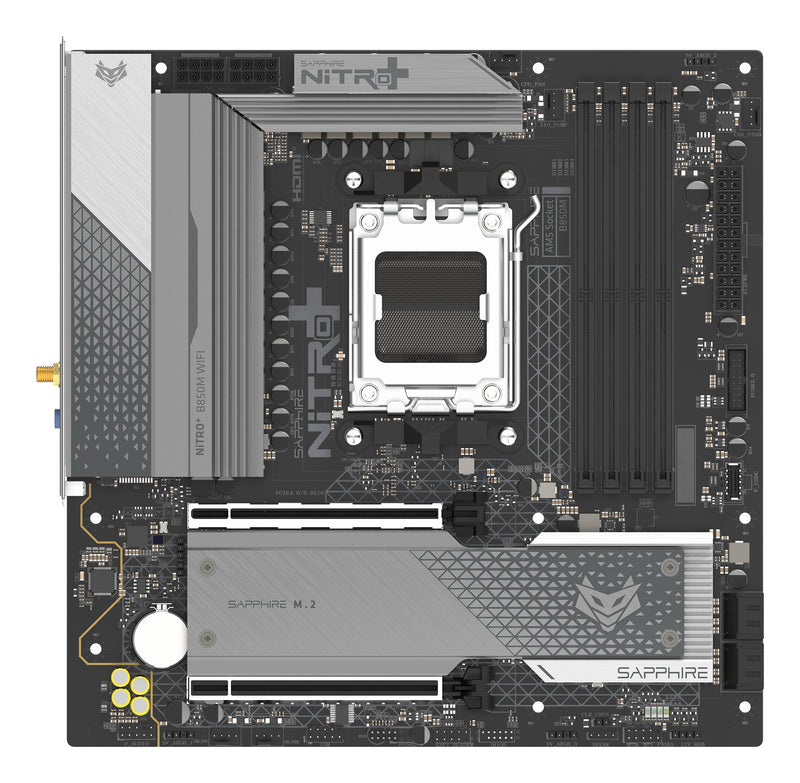 Sapphire Motherboard Nitro + B850M Wi-Fi 52123-01-40G