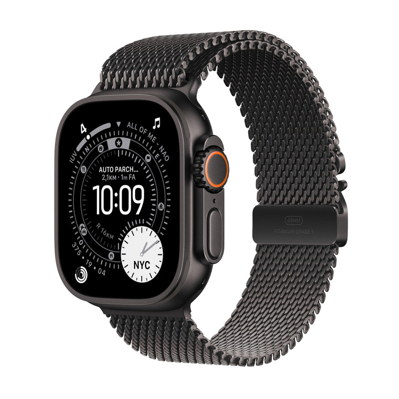 Apple Watch Watch Ultra 3 (2025) 5G 49MM Negro Titanium Funda Con Negro Titanium Milanese Loop M - Negro