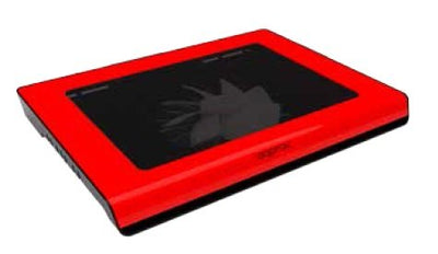 Approx Cooling Pad APPNBC06R Laptops Up To 15.6\1 1X Fan 14CM 2X LED Blue 2x USB — image 1