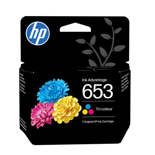 HP 653 Tri-color Genuine Ink Advantage Cartridge — image 1