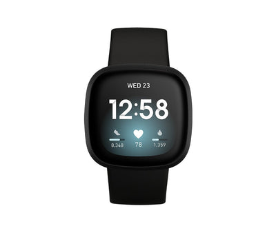 Fitbit Versa 3 Smartwatch Black/Aluminium Black — image 1