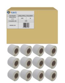 G&g Zebra 800283-205 12X1370 Et. 76X51MM Thermopapier Perf. — image 1
