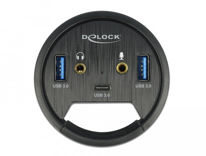 Delock 62794 Hub Interfaz USB 3.2 Gen 1 (3.1 Gen 1) Type-a 5000 Mbit/S Black