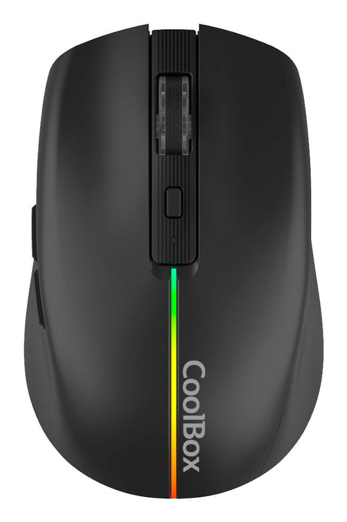 Coolbox Mouse Gaming W01 1600DPI Wireless Black — image 1