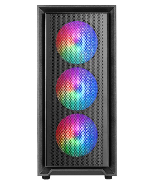 Mars Gaming Box Semitorre ATX Mc-air Black Bahías INT:2X3'5, 2X2'5/ 1XUSB3.0/ 2XUSB2.0/ Audio In/Out/ Sistema