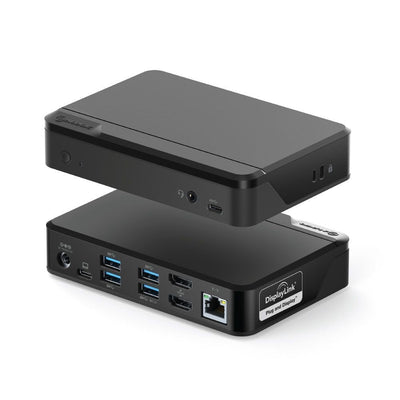 Alogic Duthdpr Hub Interfaz USB 3.2 Gen 1 [3.1 Gen 1] Type-c 5000 Mbit/S Black — image 1