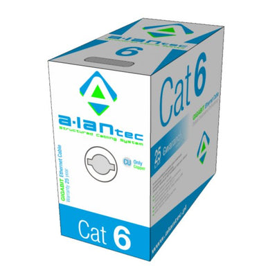 A-lan KIU6PVC305 Network Cable 305M CAT.6 U/UTP (UTP) Grey — image 1