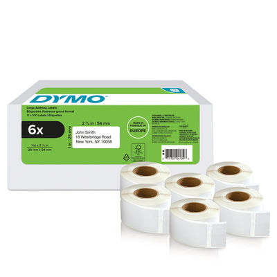Dymo 2177564 Label Printer White 6 Rolls 500 25X54MM — image 1