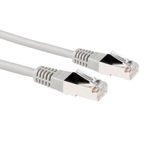 Grey 10 Meter Lszh F UTP CAT.5E Patch Cable With RJ45 Connectors