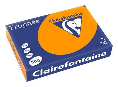 Clairefontaine Paper Copia Trophé And Orange Din A4 80G Qm 500 Hojas — image 1