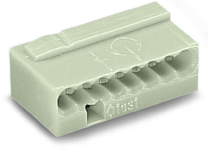 Wago Serie 243- 8-LEITER-MICRO-KLEMME (50MÜCK) Lichtgris