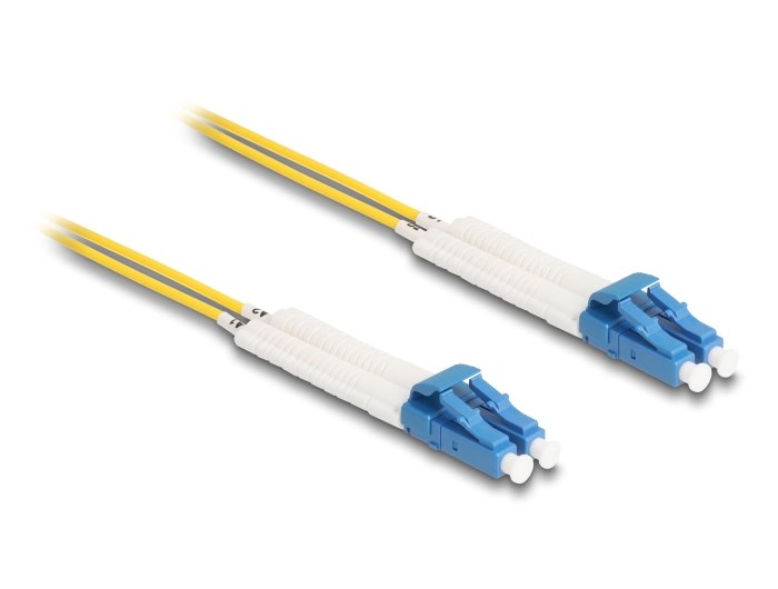 Delock Lwl Cable Lc Duplex a Lc Duplex Singlemode OS2 Winkelbar 0,5M
