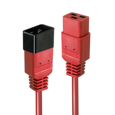 Lindy Cable Alargador Power C20 C19, 2 Metres Red Cables Dispositivos Fríos 30124 — image 1