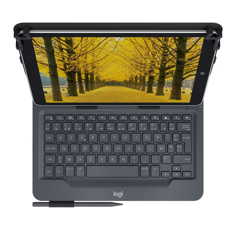 Logitech Universal Funda Con Teclado Azerty French Bluetooth Negro 920-008338