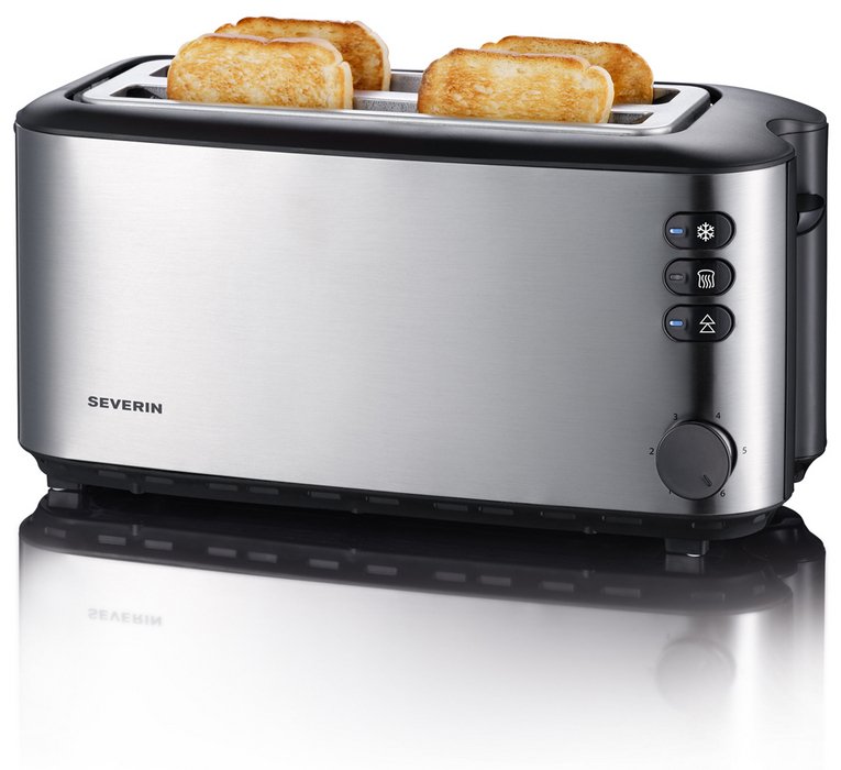 Severin At 2509 4 Rebanada(s) 1400W Steel Inoxidable