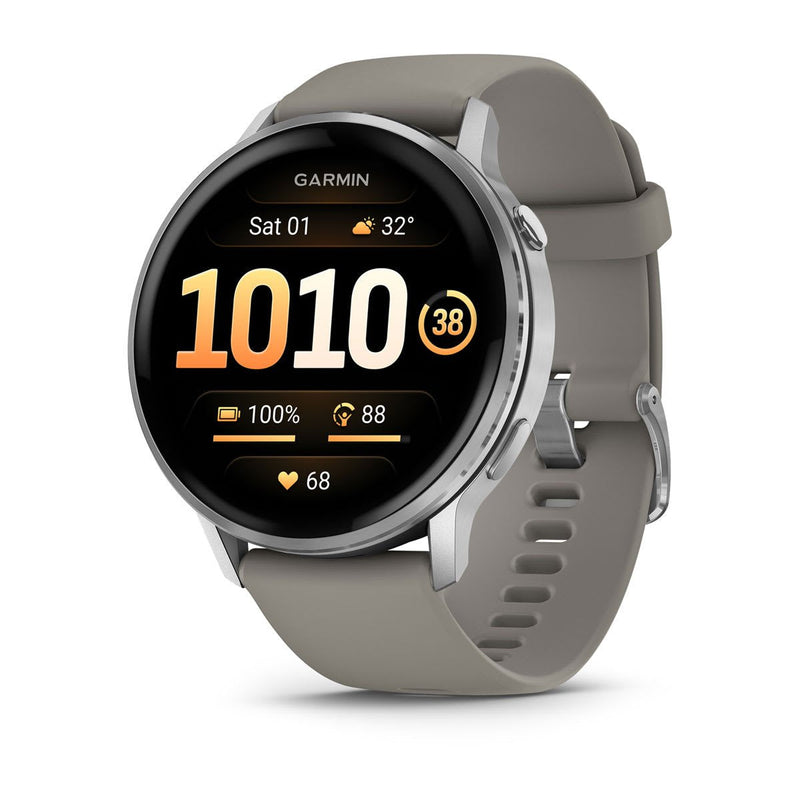 Garmin Smartwatch Venu 4 3,56CM (1.4) Amoled 45MM Digital 454 X 454 Pixels Screen Touchscreen Silver Wi-Fi GPS