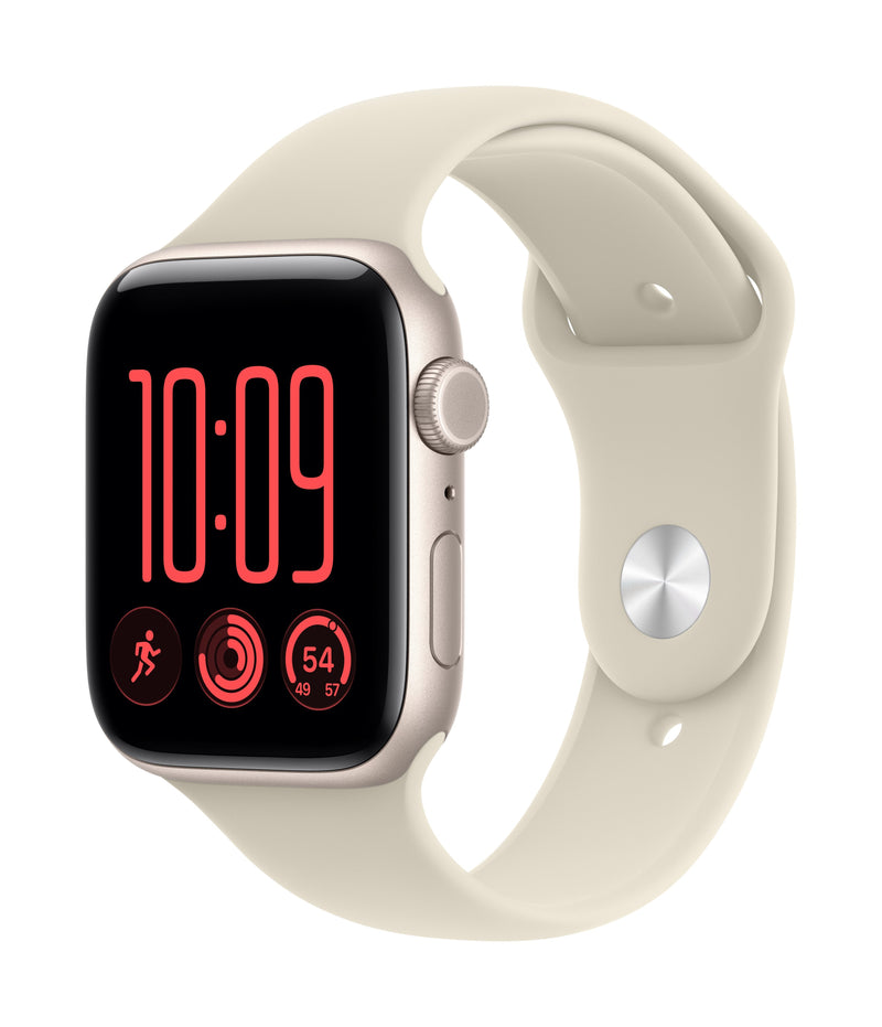 Apple Watch SE3 GPS Cellular 44MM Box Of Aluminium White Estrella Strap Deportiva Arena M L