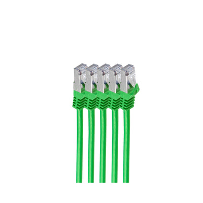 Shiverpeaks RJ45 Network Cable S FTP, CAT.7 VE5, 0,5M Green — image 1