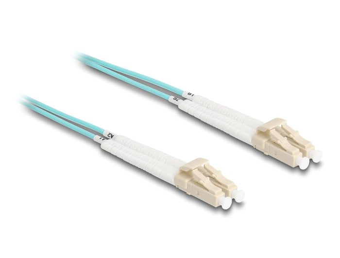 Delock Lwl Cable Lc Duplex a Lc Duplex Multimode OM3 Winkelbar 5M