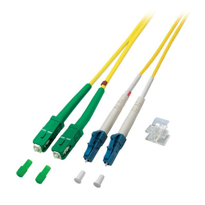 Efb Duplex Network Cable Lc-sc Apc OS2 G652D 1M Lszh 2MM Yellow — image 1