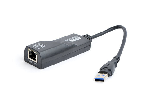 Gembird Adapter USB 3.0A Ethernet RJ45 Black NIC-U3-02 — image 1