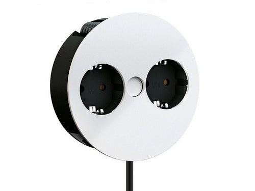 Bachmann Socket Power Recessed Twist 2VÍAS White Matte 2 Contactos Protection 931250 — image 1