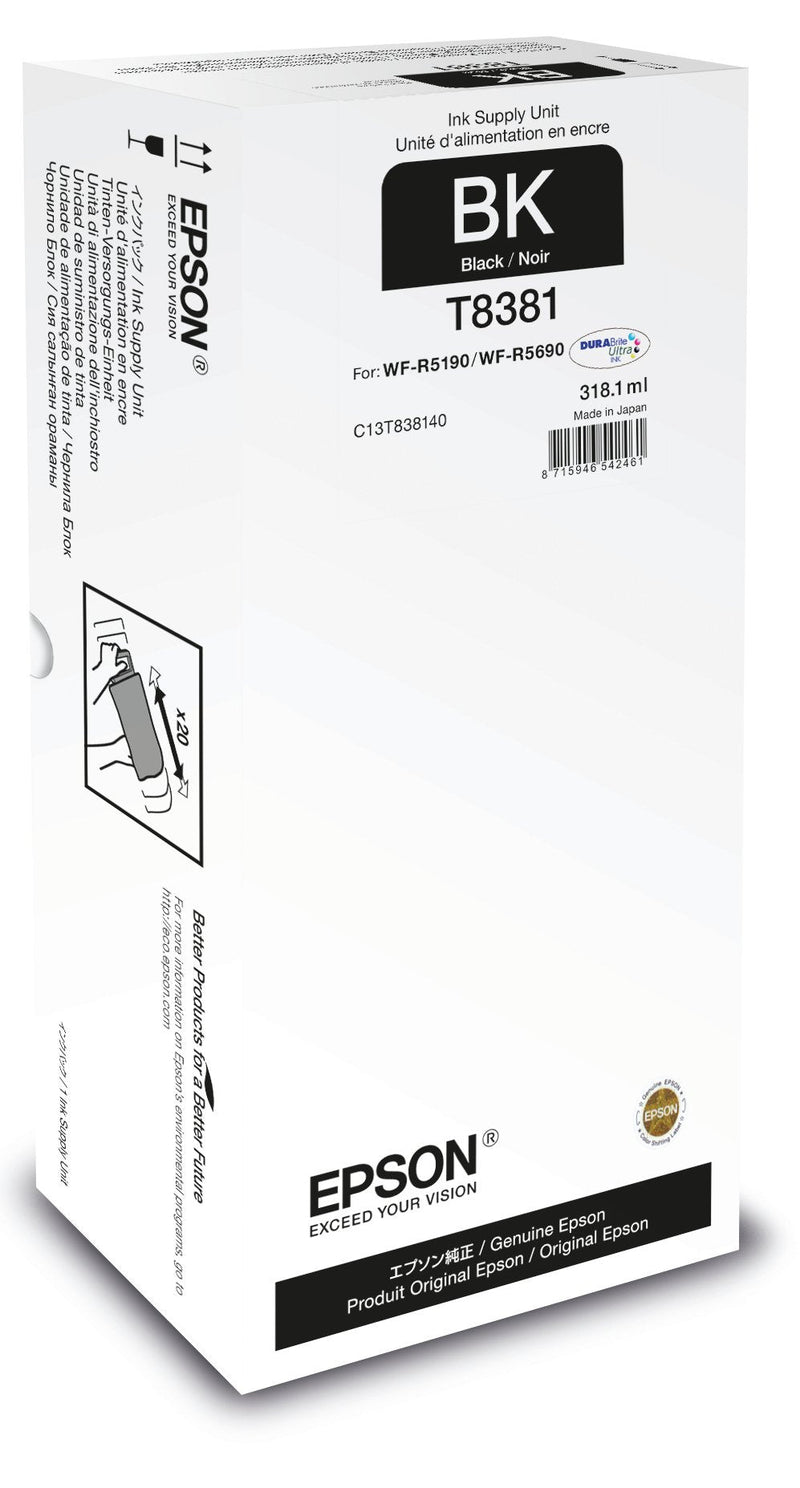 Epson Genuine Ink T8381 318.1ML Black Recharge Ink