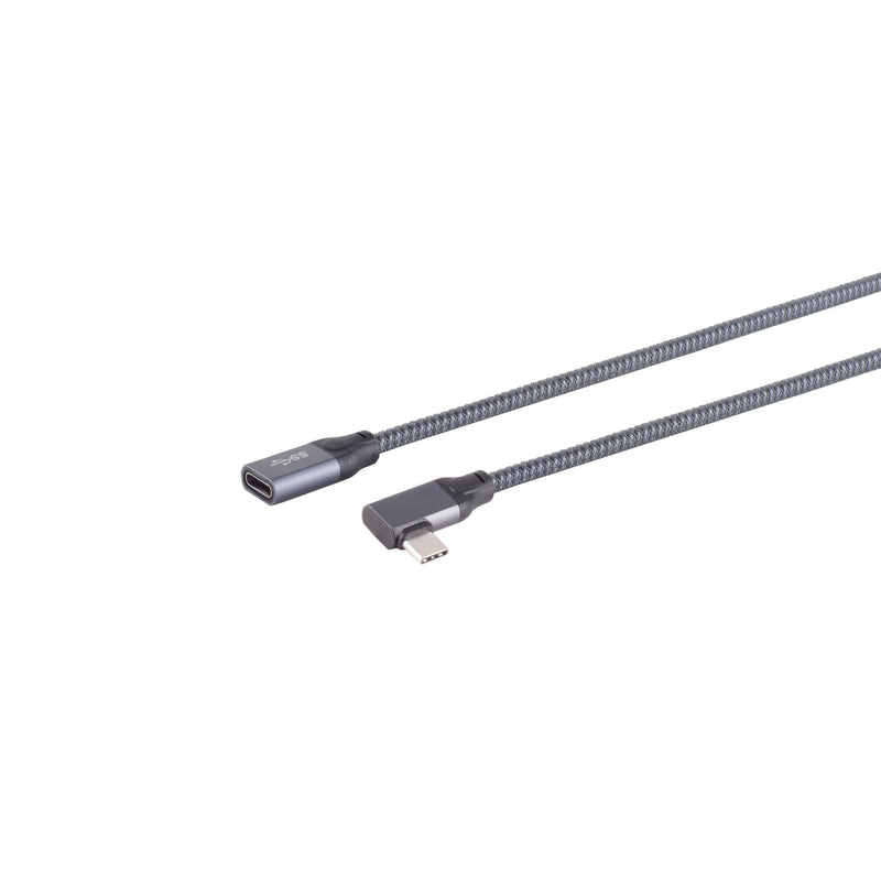 S-impuls Usb-c® Cable Alargador, 3.2, 90°, Pro, 2M