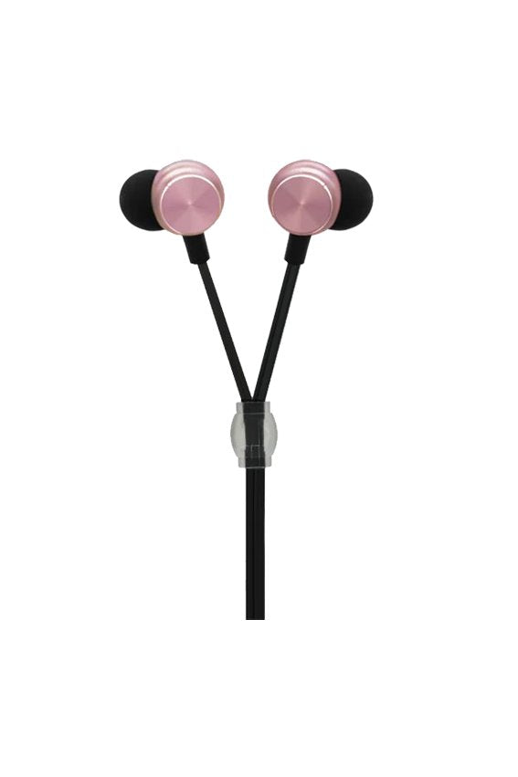 2GO Headphones Stereo Internos Luxury - Estilo Pink With Zip