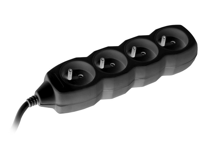 Tracer TRALIS44615 Power Strip 3M 4 Salidas Black