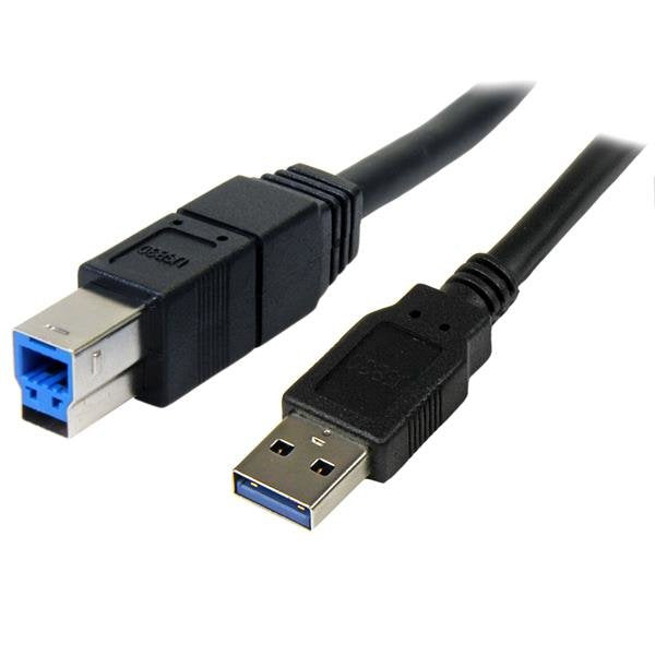StarTech USB Cable 3.0 Superspeed Black 3 Metres -