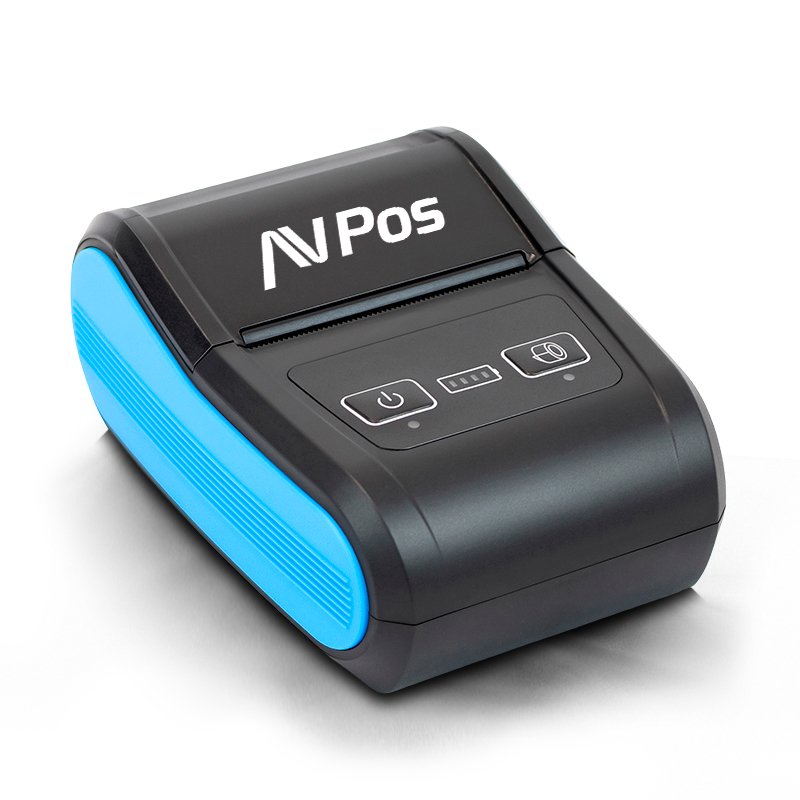 Avpos Printer Thermal Laptop Tickets MP580R - 58MM - Speed 90MM/S - Bt And USB-C - Black