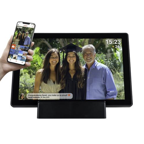 Denver PFF-1070B Frame Fotográfico Digital Black 25,6CM (10.1) Screen Touchscreen Wi-Fi — image 1