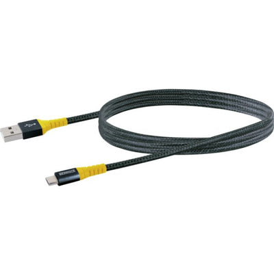Schwaiger Cable Charging USB 2.0 Amicro USB 1,2M Black/Yellow — image 1