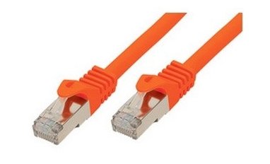 Shiverpeaks RJ45 Network Cable S FTP, CAT.7 Lszh 0,25M Orange — image 1