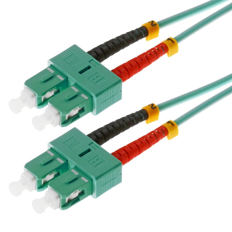 Helos Lwl Network Cable Sc/Sc Duplex 50/125?M OM3 Aqua 20,0M