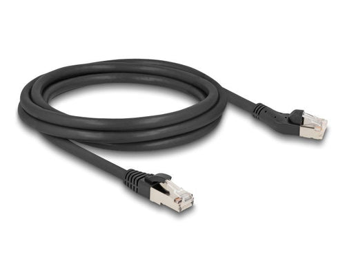 Delock RJ45 Network Cable CAT.8.1 S/FTP Male 45° Nach Links Angular — image 1