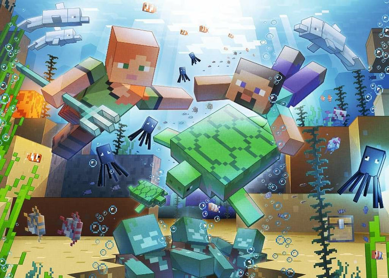 Puzle 1000 Elementów Minecraft Mozaika