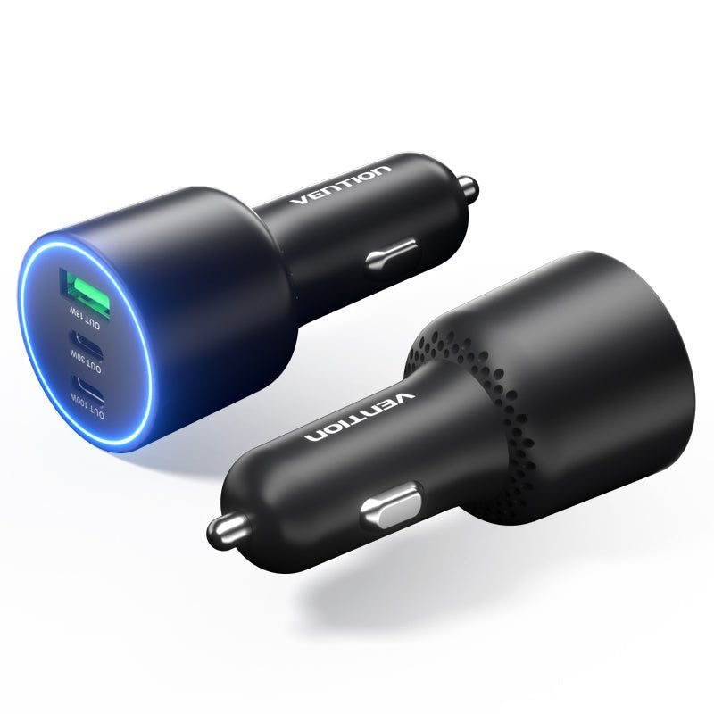 Vention Car Charger FFQB0 2x USB- Type-c 1x USB 100W