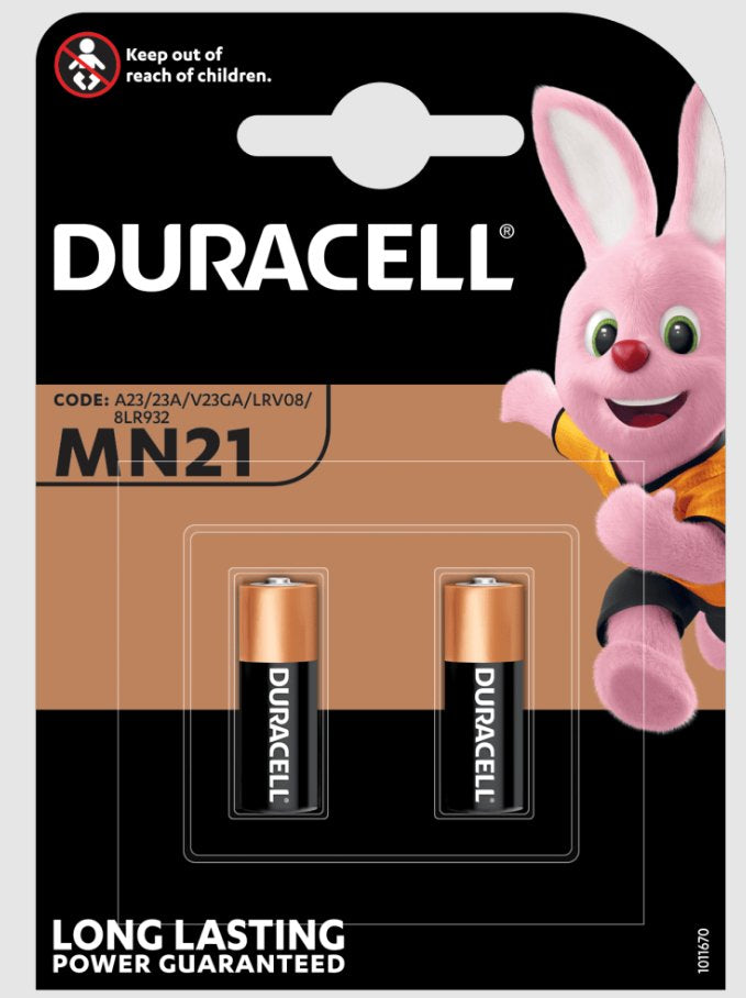 Duracell Pack 2 Batteries MN21 3LR50 12V Alcalinas Tecnologaa Duralock