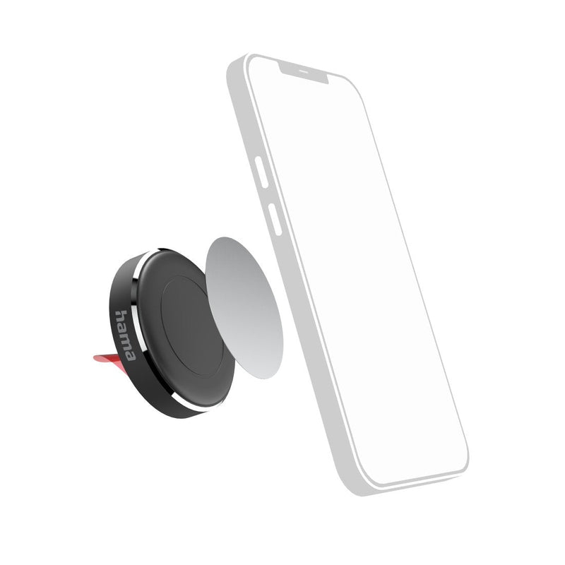 Hama Stand Magnet Pasivo Smartphone Black