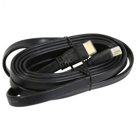 Omega HDMI Cable 1.4 Flat 5,0M Blister OCHF54