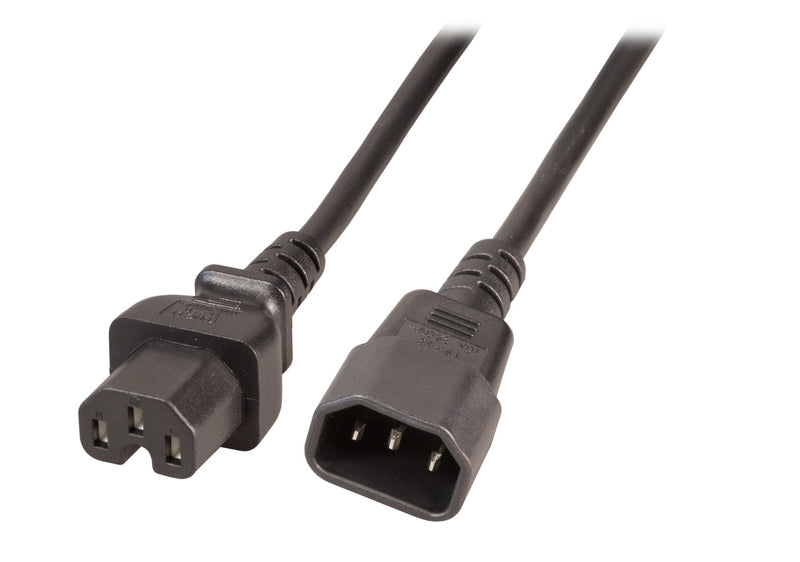 EFB Elektronik EK585.1V2 Cable Power Black 1M IEC C14 IEC C15
