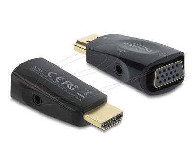 Delock HDMI a VGA Adapter With Audio — image 1