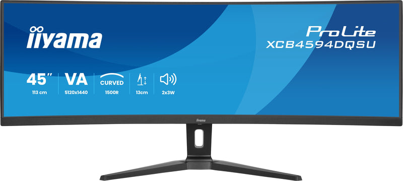 Iiyama Monitor Pantalla Curva PC 113CM (45) 5120 X 1440 Pixels Dual QHD LED Panel VA USB-C HDMI DisplayPort