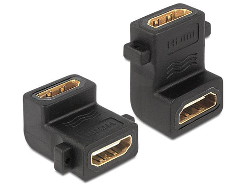 Delock Adapter HDMI a Female With Screw Hole 90F Angled — image 1