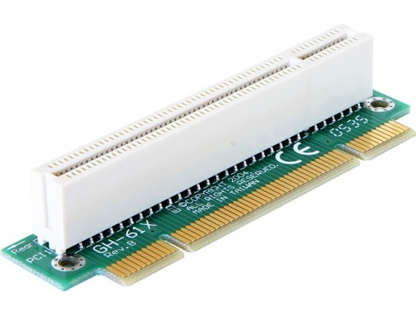 Delock Card Elevadora Pci Ángulo 90° With Inserción Izquierda 1U