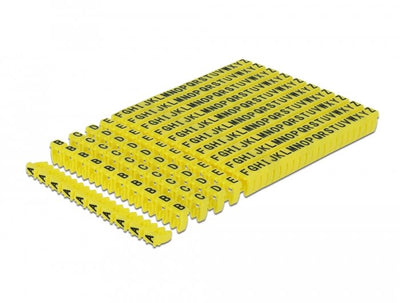 Delock 18303 Clips Marcadores Cables a-z Amarillos, 260 Units — image 1