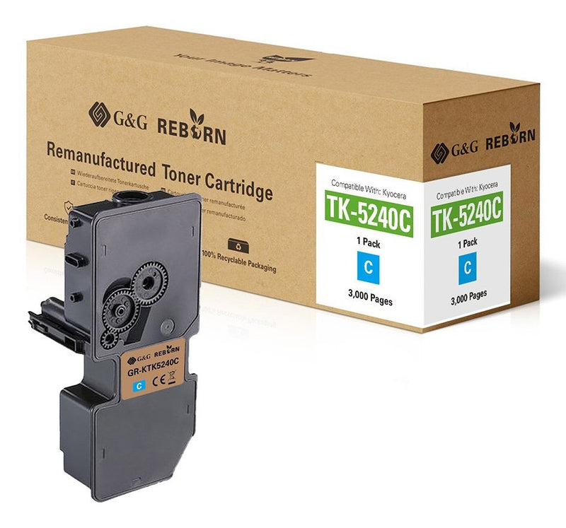 G&g Reborn-toner Compatible With Kyocera TK-5240C