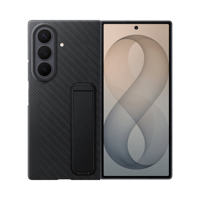 Samsung Carbon Standing Case Fr Galaxy FOLD8 Ultra Black